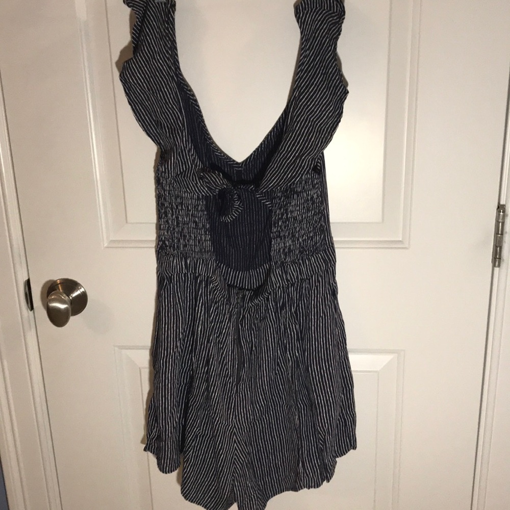 AEO Pinstriped Romper - Picture 2 of 5